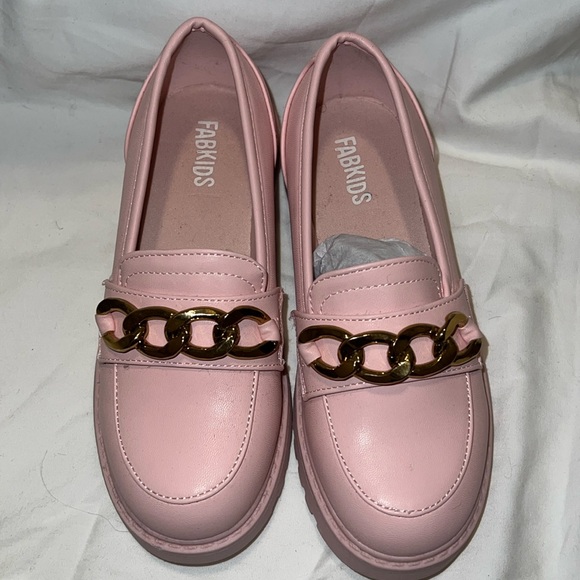 Justfab Girls Pink loafers - Picture 1 of 3